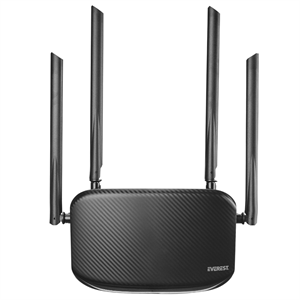 EVEREST EWR-AC5-V3, AC1200, 1200Mbps, Dual Band Wifi, 4Port, 1 WAN, Masaüstü, Megabit, WISP, Repeater, Router, Access Point
