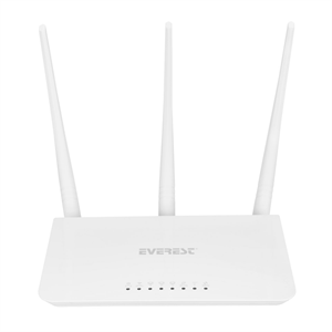 EVEREST EWR-F303, 3Port, 1 WAN, 300Mbps, 2.4Ghz Wifi, Masaüstü, Megabit, WISP, Repeater, Router, Access Point