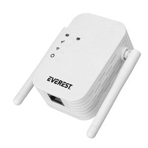 EVEREST EWR-N302, 300Mbps, 2,4Ghz, WPS Butonu, 1Port LAN/WAN, Menzil Genişletici