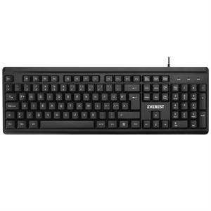 EVEREST KB-741F F Türkçe USB Standart Siyah Klavye