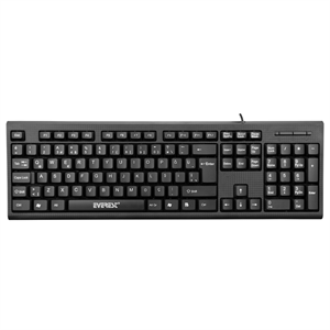 EVEREST KB-871U, USB Kablolu, Türkçe Q,  Standart Klavye (Siyah)