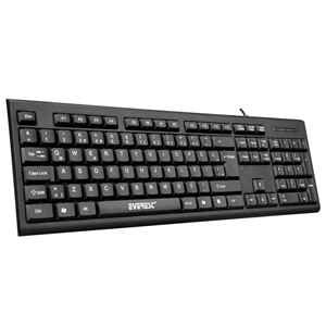 EVEREST KB-871U, USB Kablolu, Türkçe Q,  Standart Klavye (Siyah)