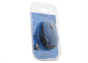 EVEREST KM-218 USB Kablosuz 2.4Ghz Mavi Kumaş Yüzey Mouse