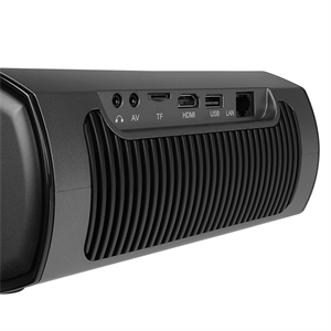 EVEREST PJ06, 350 LED Lümen, 1920X1080, 1xHDMI, 1xUSB, TF Soket, WiFi, 1xLAN, Bluetooth, 30.000 Saat Led Ömrü, 3W Speaker, Android 9.0, FULL HD Projeksiyon Cihazı