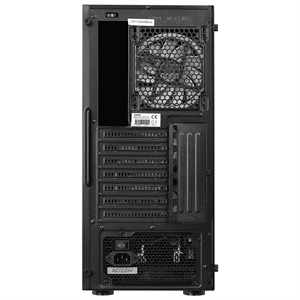 EVEREST X-RACER, Mesh, 600W (Peak), 4x12cm RGB Fan, Temperli Cam Yan Panel, ATX, GAMING KASA