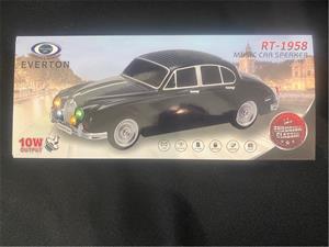 EVERTON RT-1958 Kırmızı Arabalı  Bluetooth Fm-Usb-Tf-Aux Şarjlı Nostaljik Radyo
