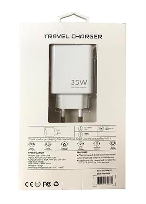 Elba ELB11 Elb-35w USB 35w Hızlı Şarj Akım Koruma EV Şarj Kafa