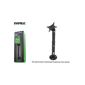 Everest PRJ-288, Teleskopik Ayak (37-52cm), 13Kg Taşıma, Projeksiyon ve Monitör, Askı Aparatı