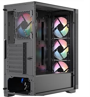 FRISBY FC-9480G 600w 80+ Siyah RGB Fan Mid Tower ATX Kasa