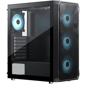 FRISBY FC-9485G 600w 80+ Siyah RGB Fan Mid Tower ATX Kasa