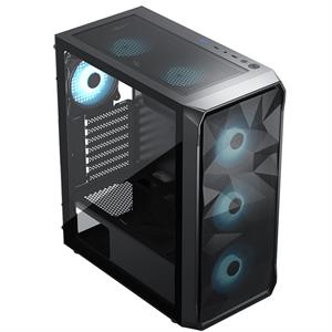 FRISBY FC-9485G 600w 80+ Siyah RGB Fan Mid Tower ATX Kasa