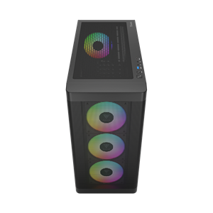 GAMDIAS ATHENA M3, 2000W,  Tempered Glass, Type-C, Mesh Ön Panel, ARGB, ATX, Professional GAMING KASA