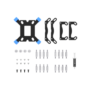 GAMDIAS AURA GL240 V2 WH, White Edition, 240mm,  RGB, 2 Fanlı,CPU Sıvı Soğutma