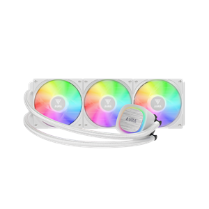 GAMDIAS AURA GL360 V2 WH, White Edition, 360mm,  RGB, 3 Fanlı, CPU Sıvı Soğutma