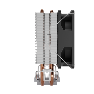 GAMDIAS BOREAS E1-210 MONO, 92mm, CPU  Kule Tipi Hava Soğutma, Doğrudan Temas Teknolojisine Sahip 2 adet Gelişmiş Bakır Isı Borusu (AMD AM5 ve INTEL Tüm işlemciler ile uyumlu)