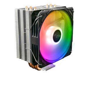 GAMDIAS BOREAS E1-410, ARGB, 120mm, CPU  Kule Tipi Hava Soğutma, Doğrudan Temas Teknolojisine Sahip 4 adet Gelişmiş Bakır Isı Borusu (AMD AM4-AM5 ve INTEL Tüm işlemciler ile uyumlu)