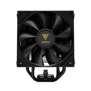 GAMDIAS BOREAS E2-410, Black Edition, 120mm, CPU Kule Tipi Hava Soğutma, Doğrudan Temas Teknolojisine Sahip 4 adet Gelişmiş Bakır Isı Borusu (AMD AM4-AM5 ve INTEL Tüm işlemciler ile uyumlu)