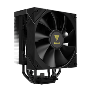 GAMDIAS BOREAS E2-410, Black Edition, 120mm, CPU Kule Tipi Hava Soğutma, Doğrudan Temas Teknolojisine Sahip 4 adet Gelişmiş Bakır Isı Borusu (AMD AM4-AM5 ve INTEL Tüm işlemciler ile uyumlu)