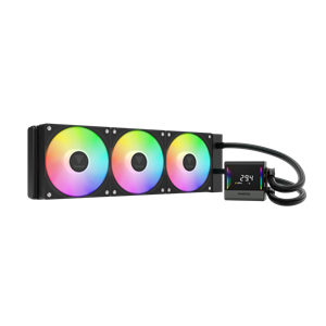 GAMDIAS CHIONE E4-360, 360mm, ARGB, 3 Fanlı, Dijital Ekran, CPU Sıvı Soğutma