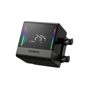 GAMDIAS CHIONE E4-360, 360mm, ARGB, 3 Fanlı, Dijital Ekran, CPU Sıvı Soğutma