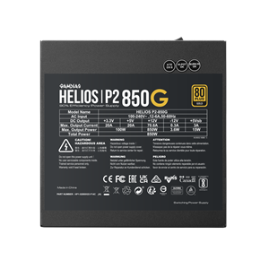 GAMDIAS HELIOS P2-850G, 850W, 80+ Gold, Full Modüler, Aktif PFC, GAMING, ATX, Power Supply (PSU)