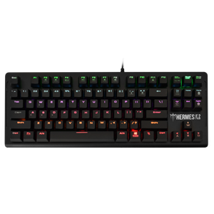 GAMDIAS HERMES-E2, USB Kablolu, İngilizce,  Mekanik Switch, 7 Renk, Gaming Klavye