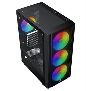 GAMEBOOSTER GB-A651B CASTLE 600W Siyah Mid Tower ATX Kasa