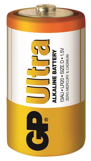 GP G-Tech LR20 Büyük Boy Ultra Alkalin Pil 2li Paket GP13AU-U2 D Boy