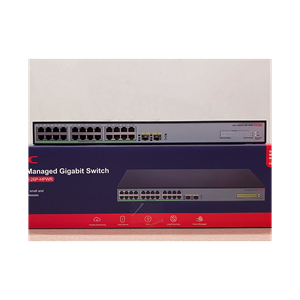H3C S1600V2-26P-HPWR, 24 Port, GigaBit, PoE 370W, L2, 2 Port GigaBit SFP, Web Yönetilebilir, Masaüstü Switch