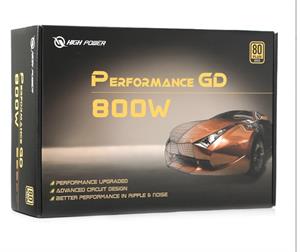 HIGH POWER HP1-J800GD-F12S 800W 80+ Gold Siyah 12cm Fanlı Power Supply