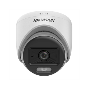 HIKVISION DS-2CE70DF0T-LPFS, 2Mpix, 2.8mm Lens, 20Mt Gece Görüşü, ColorVu, Dual-Light, Dahili Mikrofon, Dome Kamera