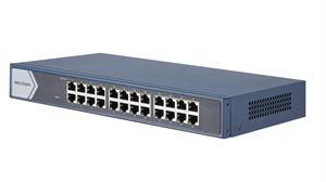 HIKVISION DS-3E0524-E(B) 24 Port Gbit Desktop Yönetilemez Metal Kasa Switch