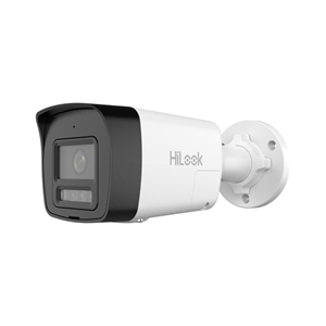 HILOOK IPC-B120HA-LUFC, 2Mpix, 2,8mm Lens, H265+, Dual Light, 30Mt Gece Görüşü, Dahili Mikrofon, IP67, PoE, Bullet, IP Kamera