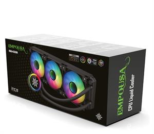 INCA ISS-03XN LGA1700/AM4/AM5 360 mm ARGB Siyah Sıvı Soğutma
