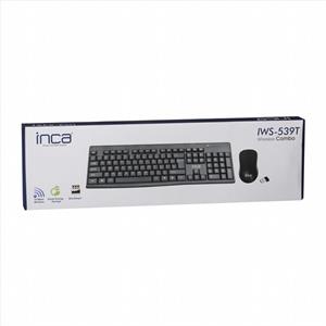 INCA IWS-539T Q Türkçe Kablosuz Multimedya Siyah Klavye+ Mouse