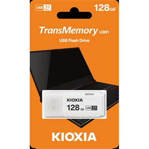 KIOXIA U301K 128GB USB 3.2 Gen1 TransMemory Flash Disk (Siyah)