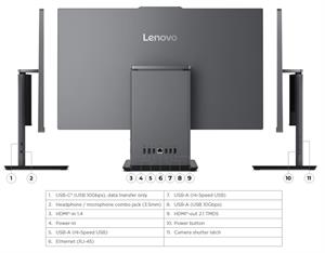 LENOVO ThinkCentre Neo 50a 27 G5 12SA0013TR i7-13620H 16GB 512GB SSD O/B Intel UHD Dokunmatik 27