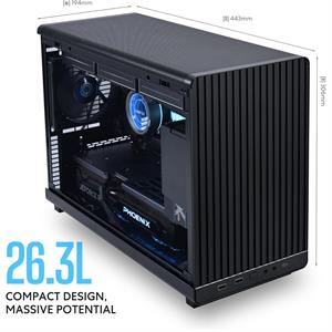 LIAN LI DAN CASE A3 1x FAN MINI TOWER SİYAH mATX KASA G99.A3X.00