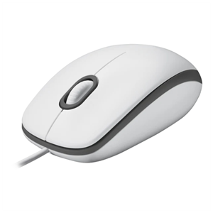 LOGITECH 910-006764, M100 Beyaz, USB Kablolu, 1000dpi, Optik, 3 Tuşlu, Mouse
