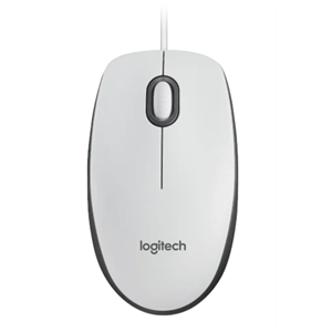 LOGITECH 910-006764, M100 Beyaz, USB Kablolu, 1000dpi, Optik, 3 Tuşlu, Mouse