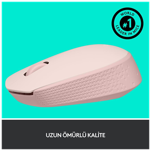 LOGITECH 910-006865, M171 Rose, USB Nano 2,4G Kablosuz, 1000dpi, Optik, 3 Tuşlu, 12ay Pil Ömrü, Mouse