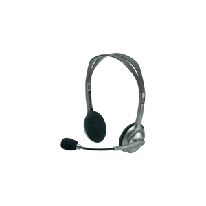 LOGITECH H110, 981-000271, 3,5mm Jac, Çağrı Merkezi, Ofis, Toplantı, Konuşmacı Tipi, Microfonlu Kulaklık