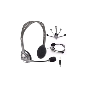 LOGITECH H110, 981-000271, 3,5mm Jac, Çağrı Merkezi, Ofis, Toplantı, Konuşmacı Tipi, Microfonlu Kulaklık