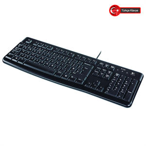 LOGITECH K120, 920-002505, USB Kablolu, Türkçe Q, Standart Klavye