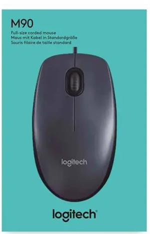 LOGITECH M90 USB Kablolu 1000dpi siyah Mouse