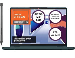 Lenovo Yoga 6 83B2009NTX Amd Ryzen 5 7530U 8GB 512GB SSD Freedos 13.3