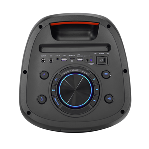 MICROLAB M61, 80W, Taşınabilir, BT/USB/AUX/TF/TWS, RGB Işıklı, 2400mAh Batarya, 2adet VHF Mikrofon, Karaoke/Parti, Bluetooth Speaker,