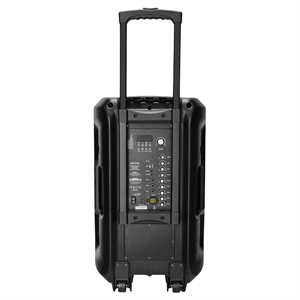 MICROLAB M63, 120W, Taşınabilir, BT/USB/AUX/TF/TWS, RGB Işıklı, Batarya, 2adet UHF Mikrofon, Karaoke/Parti, Bluetooth Speaker,