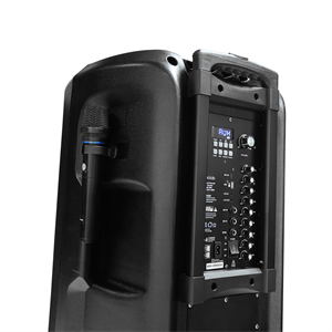 MICROLAB M63, 120W, Taşınabilir, BT/USB/AUX/TF/TWS, RGB Işıklı, Batarya, 2adet UHF Mikrofon, Karaoke/Parti, Bluetooth Speaker,