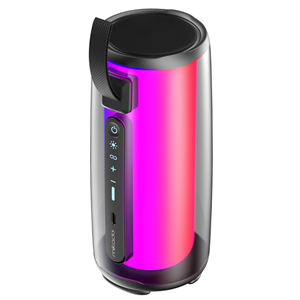 MIKADO MD-17BT CAPELLA, 10W, Taşınabilir, USB/AUX/BT/TF, RGB Işıklı, Transparan, 1800mAh, Mikrofon, Karaoke, Bluetooth Speaker,